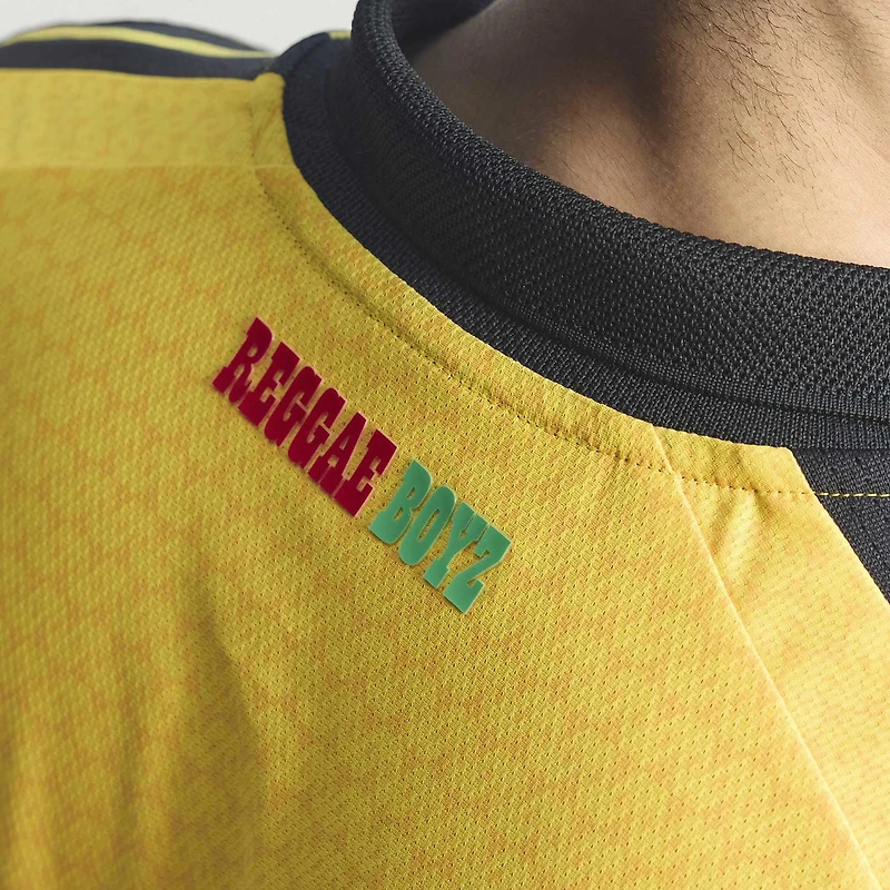 Men's adidas Yellow Jamaica National Team 2026 Home Authentic Jersey