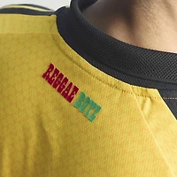 Men's adidas Yellow Jamaica National Team 2026 Home Authentic Jersey