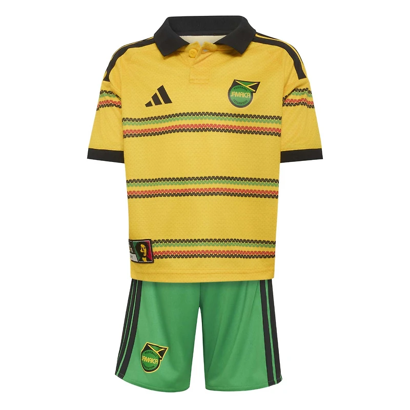 Toddler adidas Yellow Jamaica National Team 2026 Replica Mini Kit