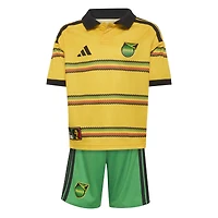 Toddler adidas Yellow Jamaica National Team  2026 Replica Mini Kit