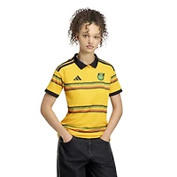 Maillot réplique domicile jaune adidas de l'équipe nationale jamaïcaine 2026 pour femmes