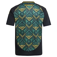 Maillot adidas noir pour jeunes de l'équipe nationale la Jamaïque 2024 extérieur, réplique