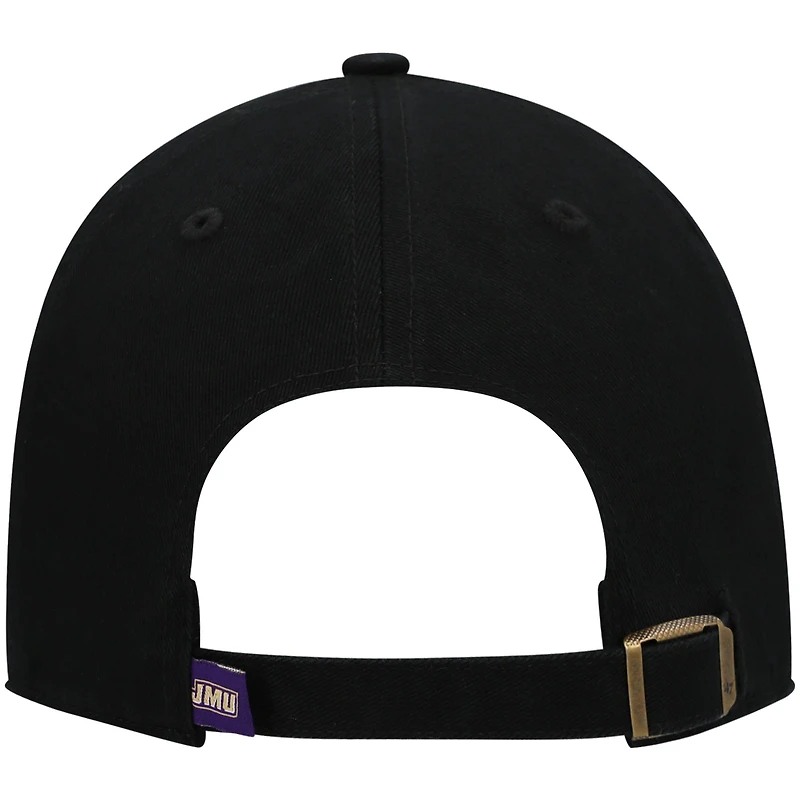 Casquette ajustable James Madison Dukes Clean Up noire pour homme, modèle 47