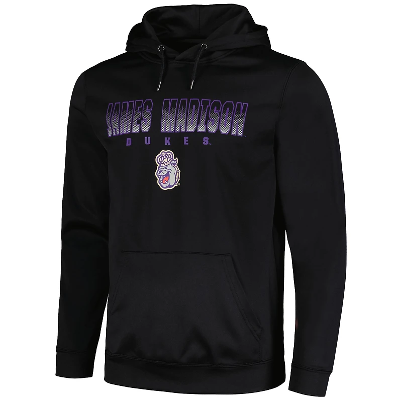 Sweat à capuche noir Colosseum James Madison Dukes Blackout 3.0 pour homme