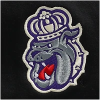 Men's Colosseum Black James Madison Dukes Tortugas Logo Quarter-Zip Jacket