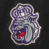 Men's Colosseum Charcoal James Madison Dukes Arch & Logo Crew Neck Sweatshirt