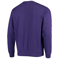Colosseum Purple James Madison Dukes Arch & Logo Tackle Twill Sweat-shirt à enfiler pour homme