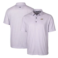 Men's Cutter & Buck Purple James Madison Dukes Big Tall Pike Double Dot Print Stretch Polo