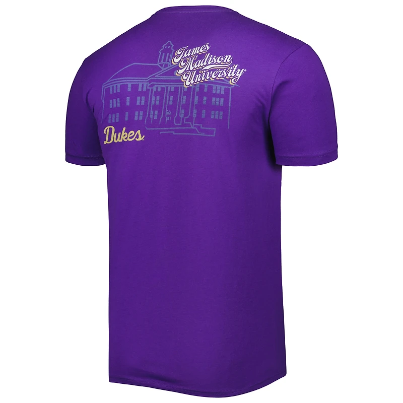 T-shirt premium James Madison Dukes Mascot Landscape pour homme