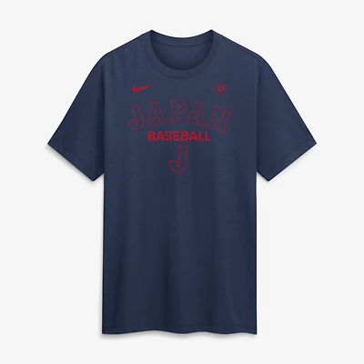 Men's Nike Navy Japan Baseball 2026 World Classic Authentic Collection Early Work Dri-FIT Tri-Blend T-Shirt
