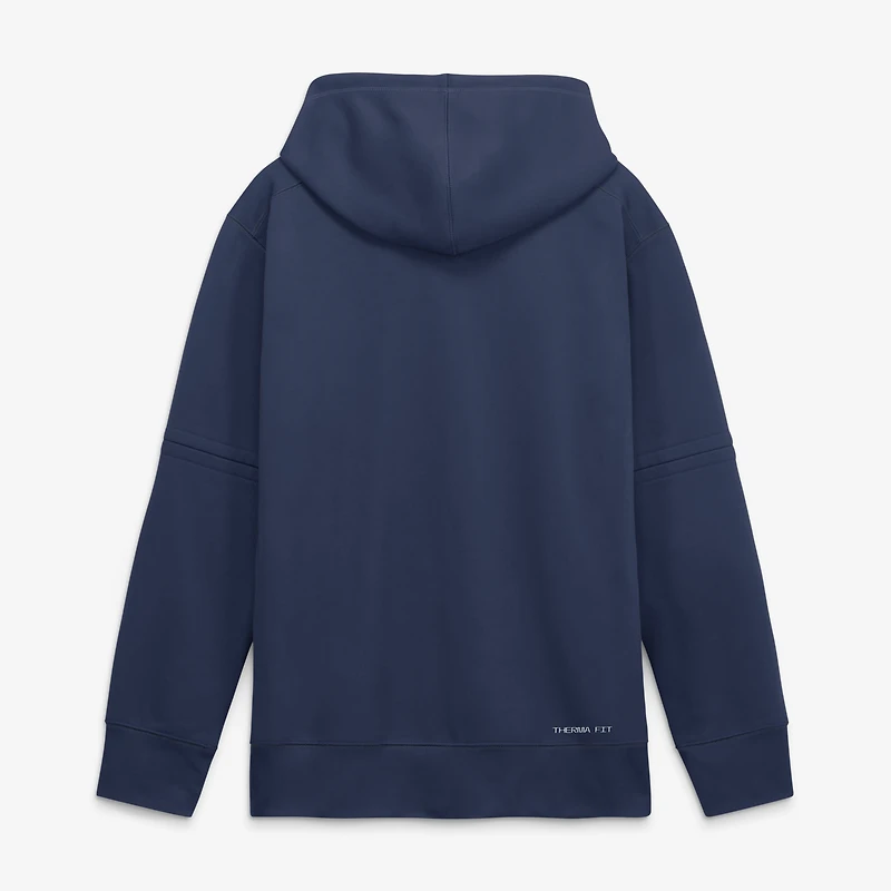 Men's Nike Navy Japan Baseball 2026 World Classic Authentic Collection Therma-FIT Hoodie
