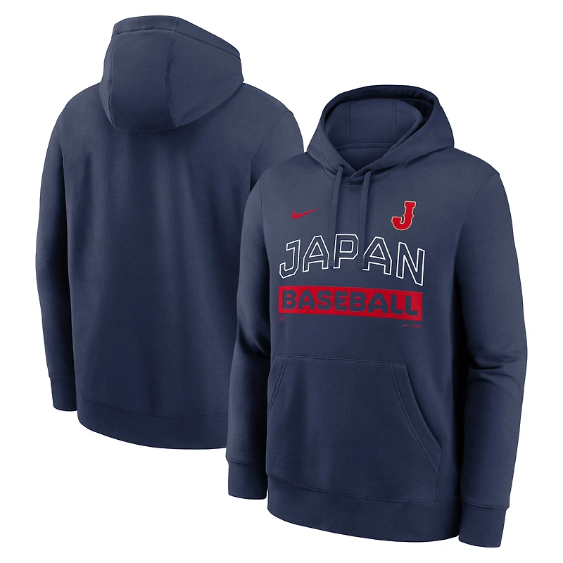 Men's Nike Navy Japan Baseball 2026 World Classic Club Hoodie