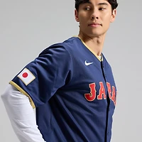 Men's Nike Navy Japan Baseball 2026 World Classic Road Stadium Jersey