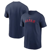 Men's Nike  Navy Japan Baseball 2026 World Classic Wordmark T-Shirt