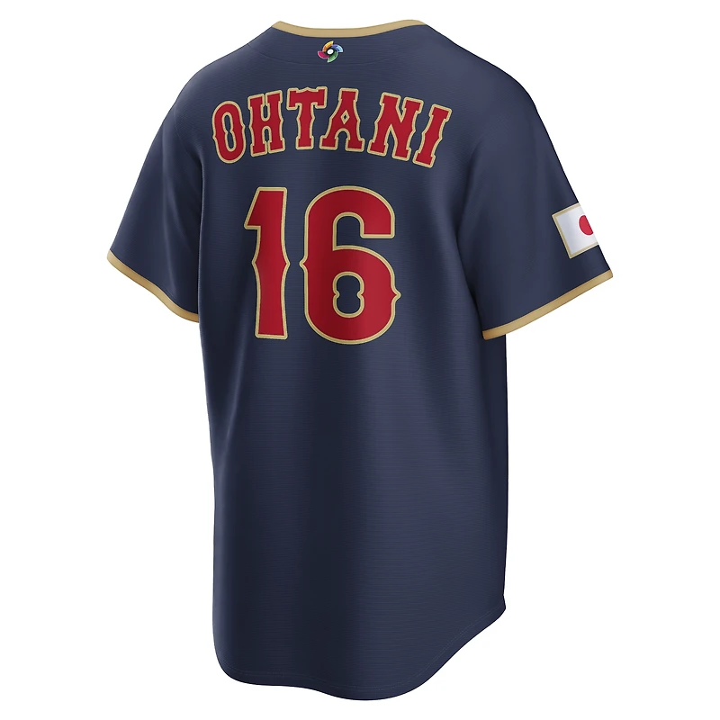 Men's Nike Shohei Ohtani Navy Japan Baseball 2026 World Classic Road Stadium Jersey