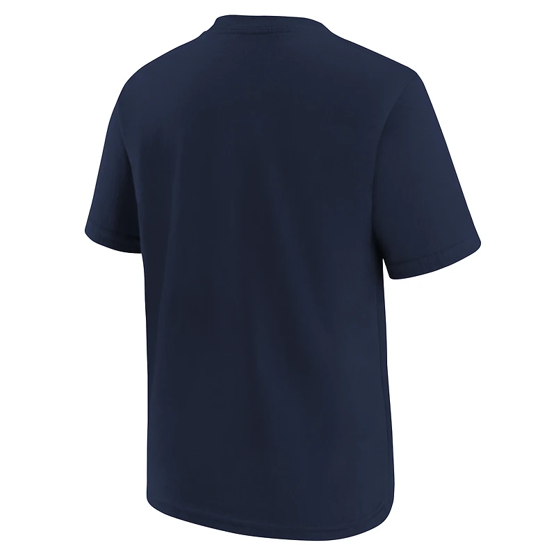 T-shirt Nike bleu marine pour jeunes, édition spéciale Japon, Classique mondiale de baseball 2026.
