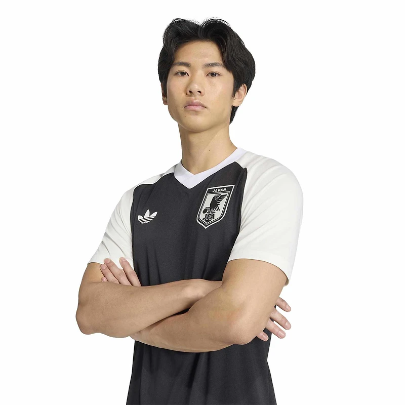 Maillot d'avant-match adidas noir pour homme de l'équipe nationale du Japon 2026