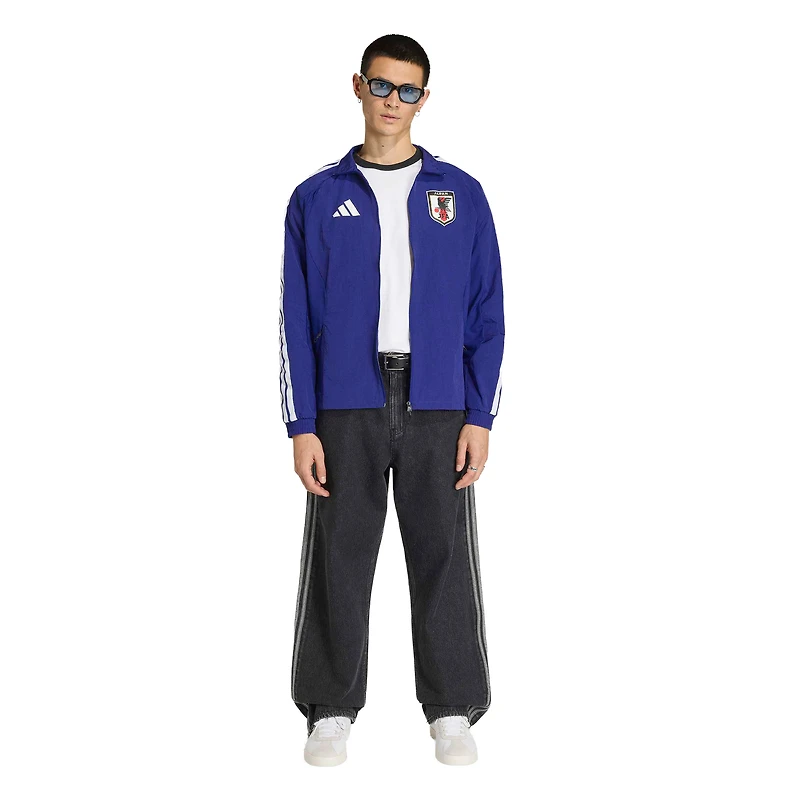 Men's adidas Blue Japan National Team 2026 Home Full-Zip Game Day Anthem Jacket