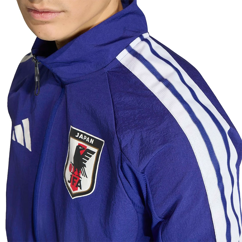 Men's adidas Blue Japan National Team 2026 Home Full-Zip Game Day Anthem Jacket