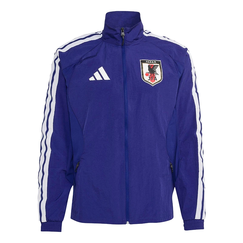 Men's adidas Blue Japan National Team 2026 Home Full-Zip Game Day Anthem Jacket