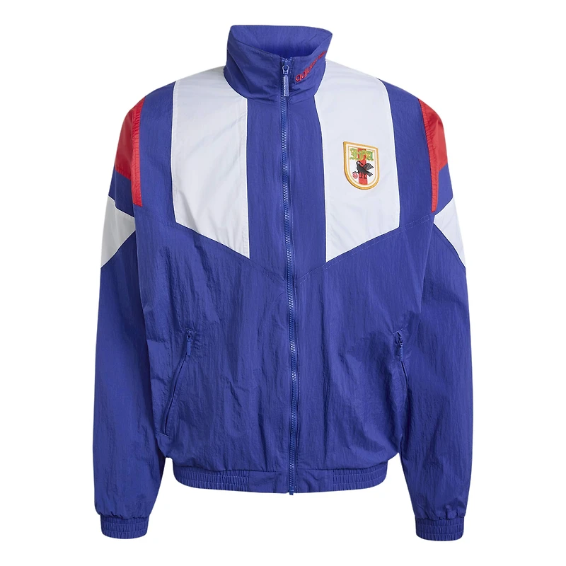 Men's adidas  Blue Japan National Team EQT Full-Zip Track Top