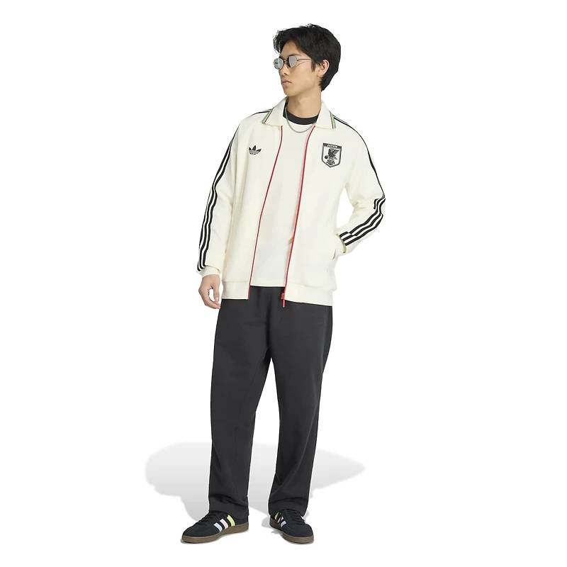 Men's adidas White Japan National Team 2026 Away Full-Zip Anthem Jacket