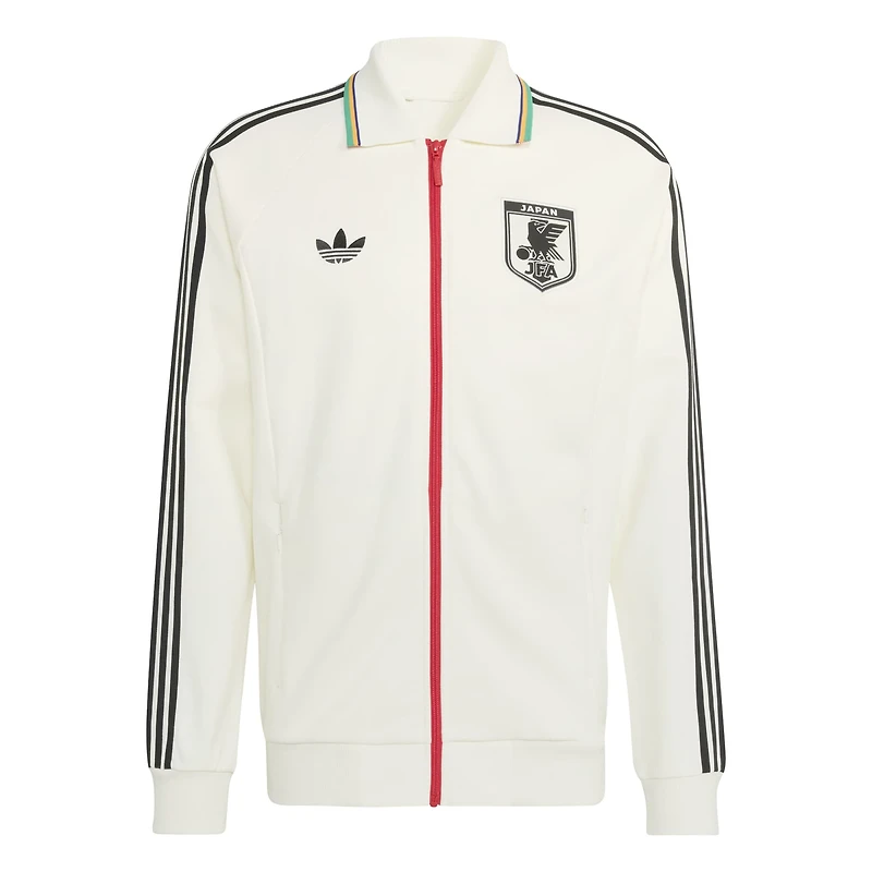 Men's adidas White Japan National Team 2026 Away Full-Zip Anthem Jacket