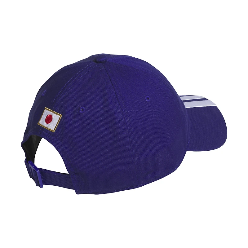 Casquette unisexe adidas violette de l'équipe nationale du Japon FIFA x Coupe du Monde