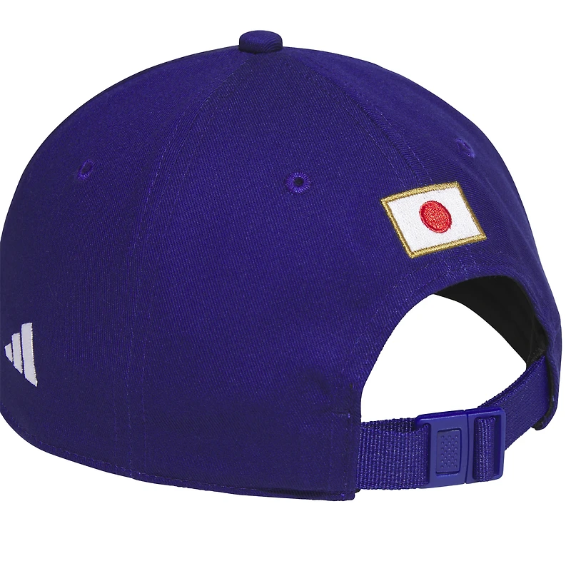 Casquette unisexe adidas violette de l'équipe nationale du Japon