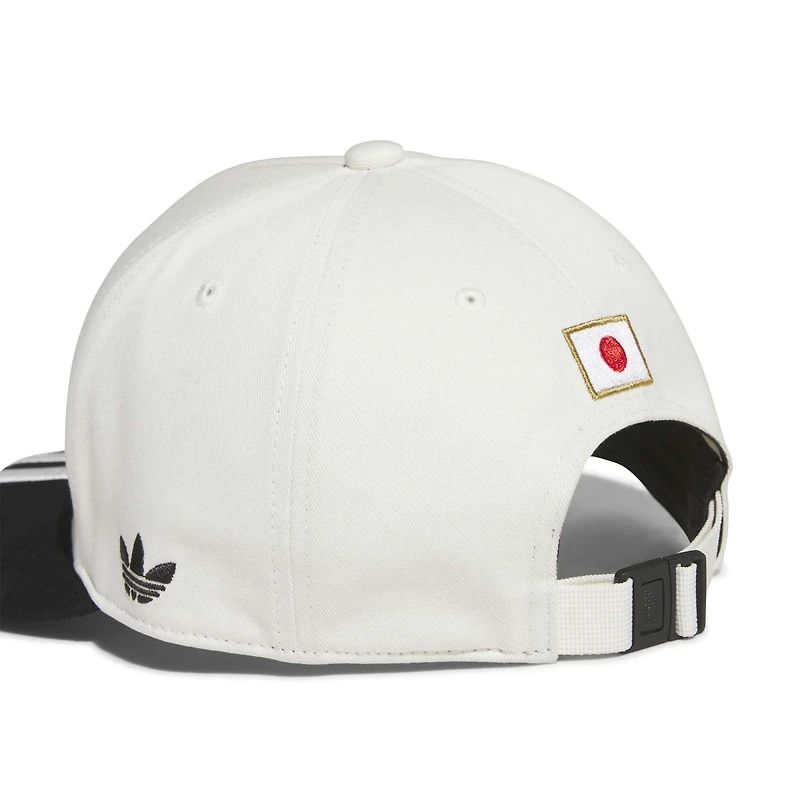 Unisex adidas  White Japan National Team  Pinched Crown Adjustable Hat