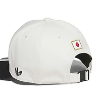 Unisex adidas  White Japan National Team  Pinched Crown Adjustable Hat