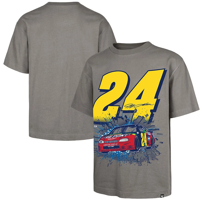 Men's '47 Heather Gray Jeff Gordon Race Day Foundation T-Shirt