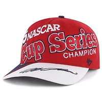 Casquette ajustable Jeff Gordon 1995 NASCAR Cup Series pour homme, modèle rouge/blanc « 47 », champion Hitch
