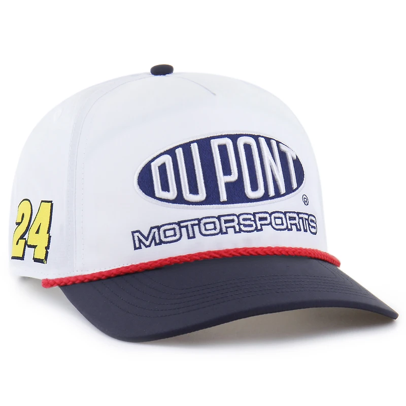 Men's '47 White/Navy Jeff Gordon brrr° DuPont Rope Hitch Adjustable Hat
