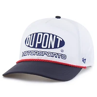 Men's '47 White/Navy Jeff Gordon brrr° DuPont Rope Hitch Adjustable Hat