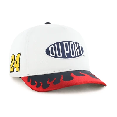 Men's '47  White/Red Jeff Gordon Flame Hitch Adjustable Hat