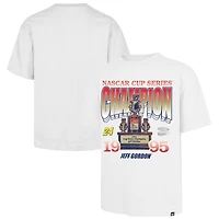 Men's '47  White Jeff Gordon 1995 NASCAR Cup Series Champion Race Day Foundation T-Shirt