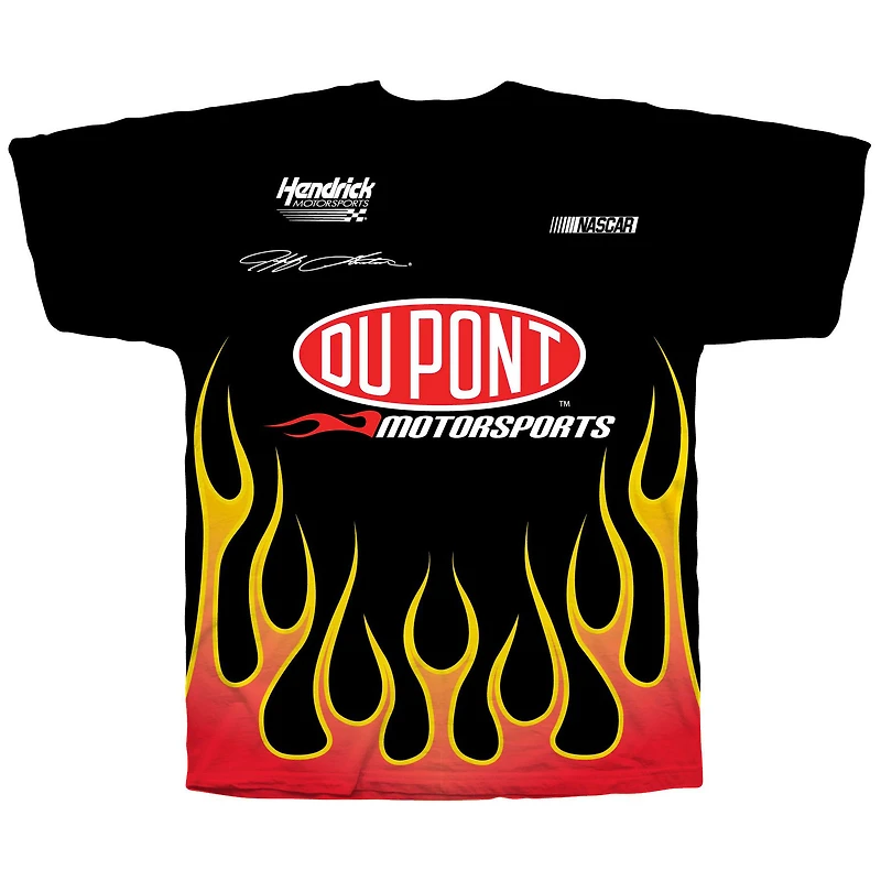 T-shirt noir pour homme de la collection Hendrick Motorsports Team, Jeff Gordon DuPont Legend