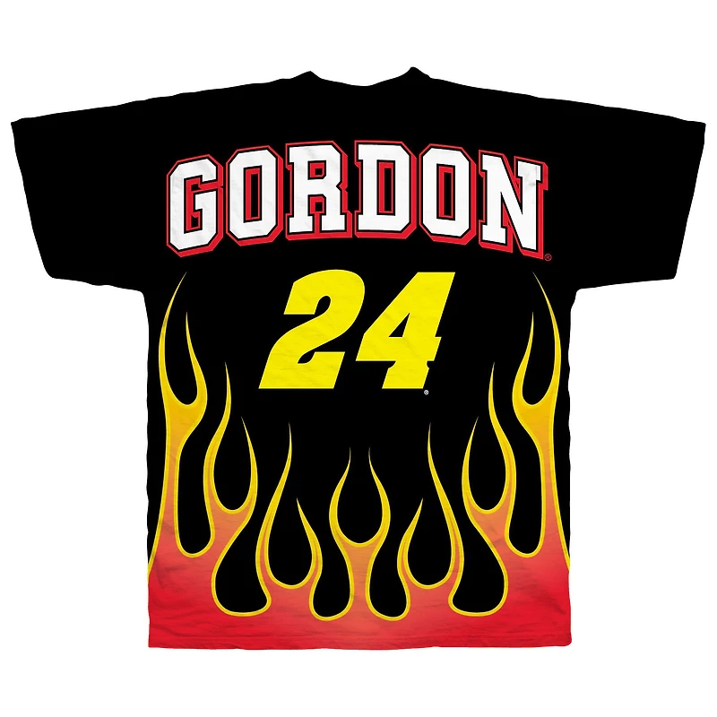 T-shirt noir pour homme de la collection Hendrick Motorsports Team, Jeff Gordon DuPont Legend