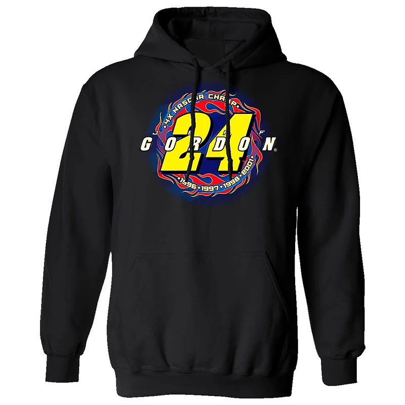 Sweat à capuche noir pour homme de la collection Hendrick Motorsports Team Jeff Gordon Car