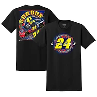 T-shirt noir pour homme de la collection Hendrick Motorsports Team Jeff Gordon, quadruple champion NASCAR