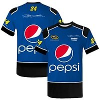 T-shirt bleu pour homme de la collection Hendrick Motorsports Team, Jeff Gordon, légende Pepsi