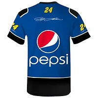T-shirt bleu pour homme de la collection Hendrick Motorsports Team, Jeff Gordon, légende Pepsi
