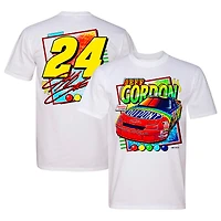 T-shirt blanc Jeff Gordon n° 24 Dupont de la collection Hendrick Motorsports pour homme