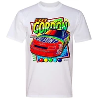 T-shirt blanc Jeff Gordon n° 24 Dupont de la collection Hendrick Motorsports pour homme