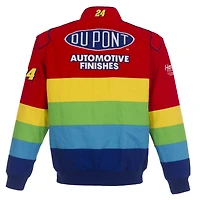 Men's JH Design Red/Blue Jeff Gordon Twill Uniform Full-Snap Jacket
