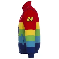 Men's JH Design Red/Blue Jeff Gordon Twill Uniform Full-Snap Jacket