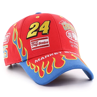 Men's Market Studios by ‘47 Red Jeff Gordon MVP Adjustable Hat