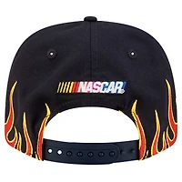 Men's New Era Black/Scarlet Jeff Gordon DuPont Flames 9SEVENTY Stretch-Snap Hat