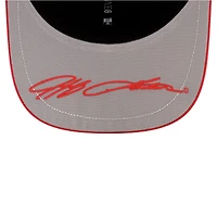 Men's New Era Black/Scarlet Jeff Gordon DuPont Flames 9SEVENTY Stretch-Snap Hat